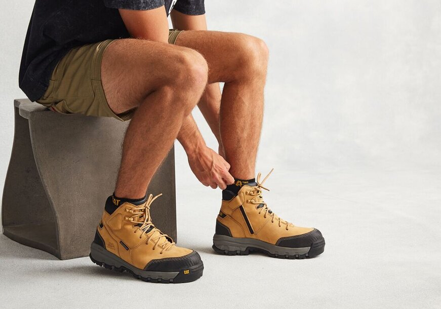 Caterpillar steel cheap toe boots review